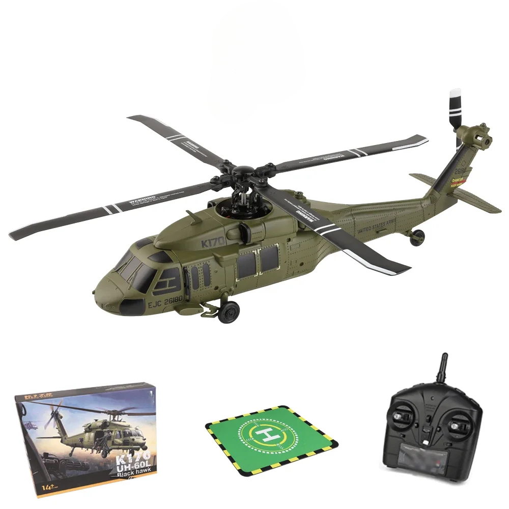 Kids Toys Channel - K170 RC Helicopter UH-60L 4 Channel