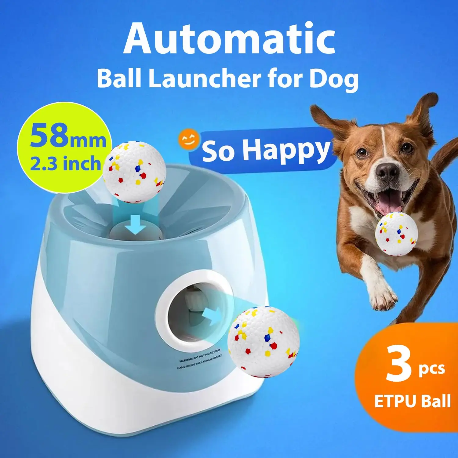 Dog Tennis Ball Launcher Dogs  - Catapult Launcher Toy ulasan dan harga