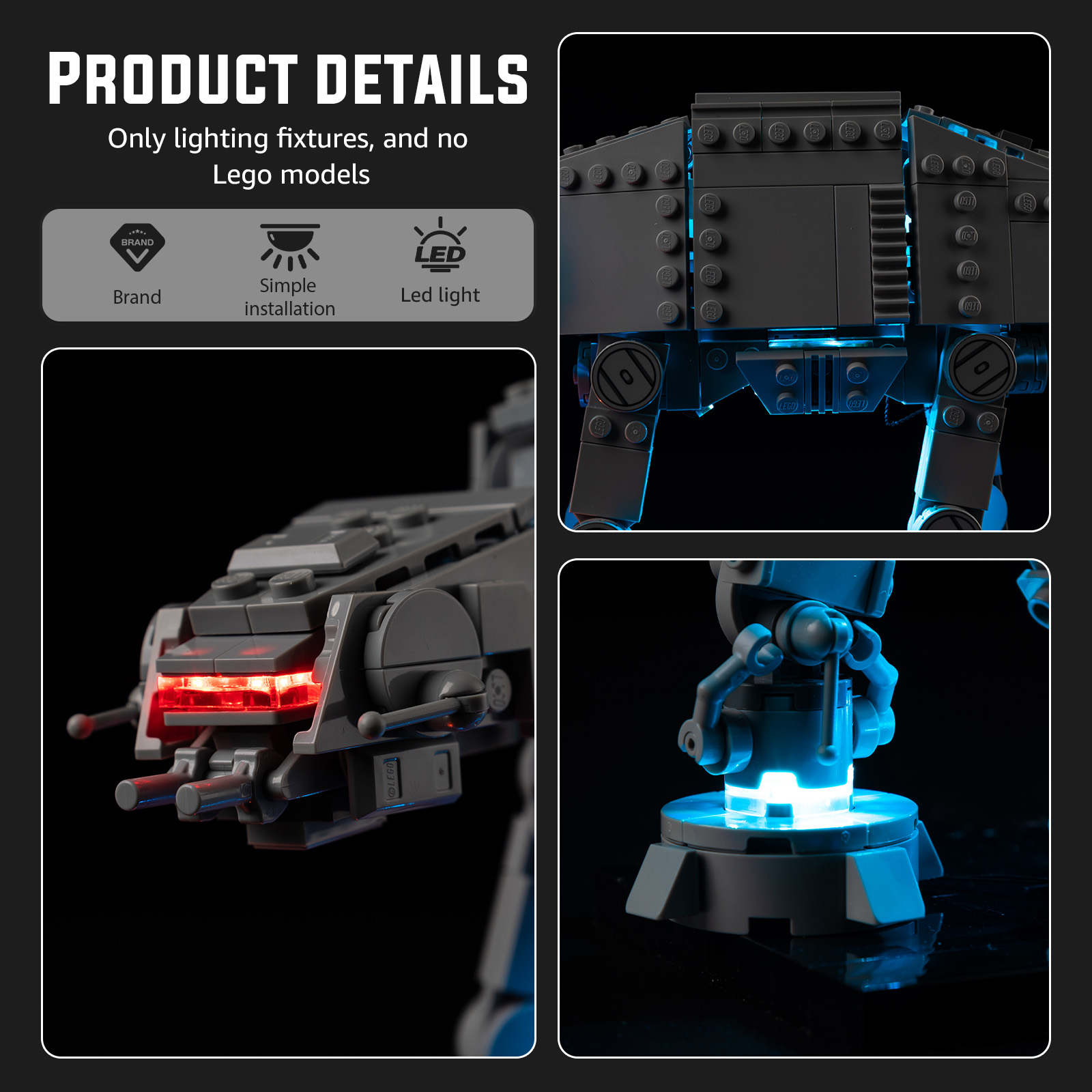 LED Light Set Suitable for Leg - Lego Set Technic ulasan dan harga