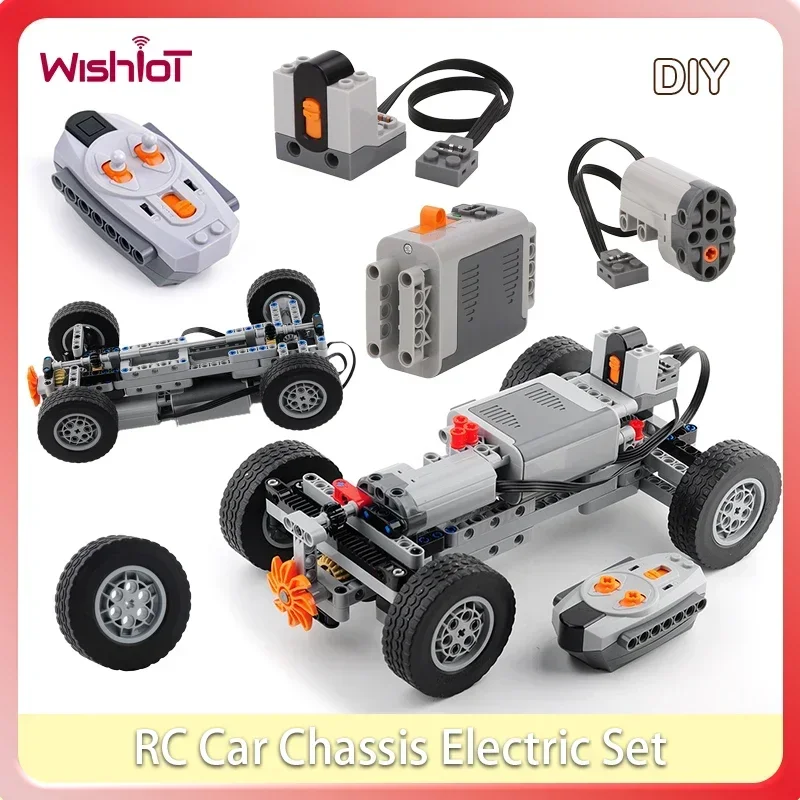 4WD RC Car Chassis Electric Se - Lego Set Technic ulasan dan harga