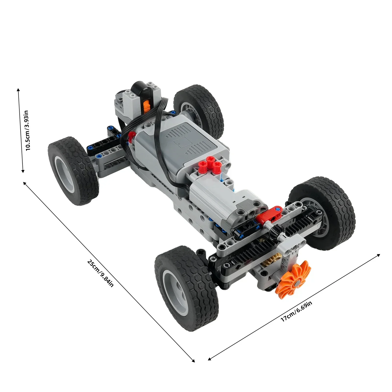 4WD RC Car Chassis Electric Se - Lego Set Technic ulasan dan harga