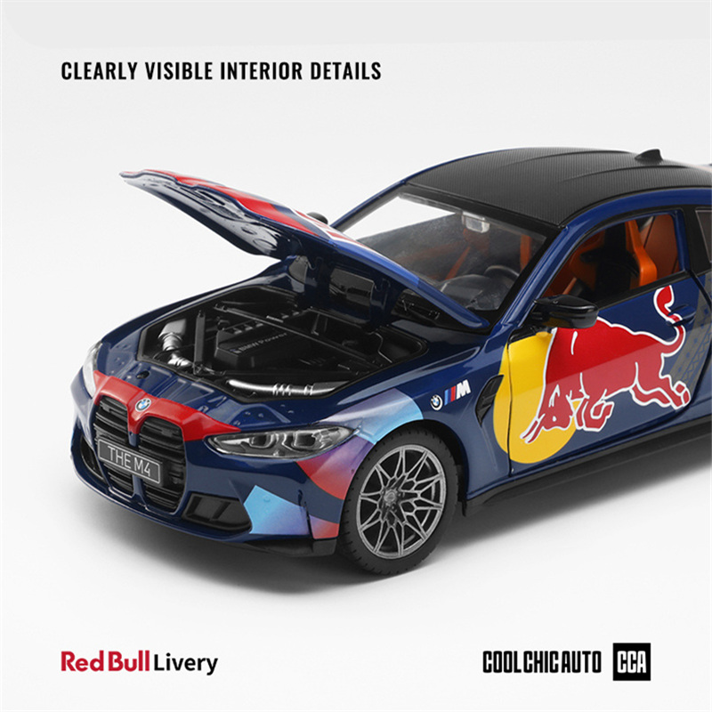 1:24 BMW M4 G82 Red Bull Co-br - Kids Toys Brands ulasan dan harga