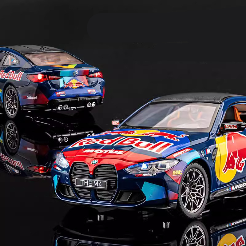 1:24 BMW M4 G82 Red Bull Co-br - Kids Toys Brands ulasan dan harga