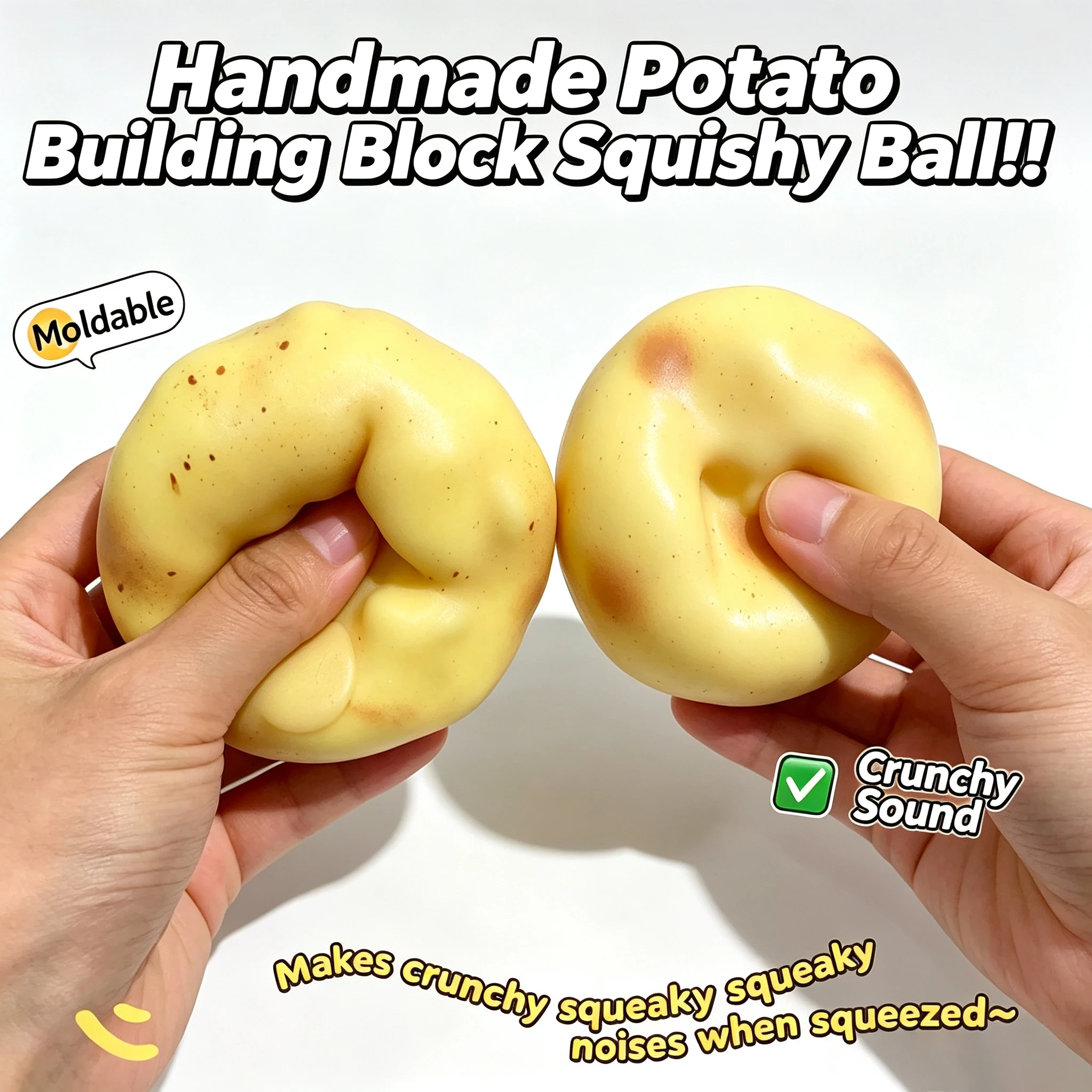 Crunchy Potato Squishy Stress  - Kids & Toys Expo Saudi Arabia ulasan dan harga