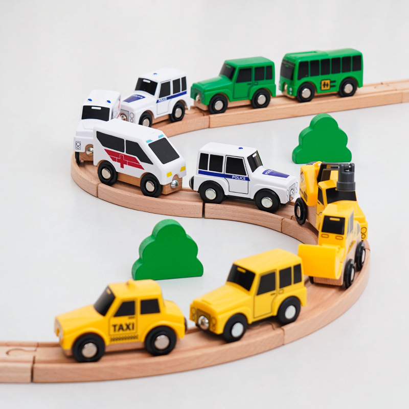 1pcs Magnetic Car Toy Wooden R - Kids Toys Brands ulasan dan harga
