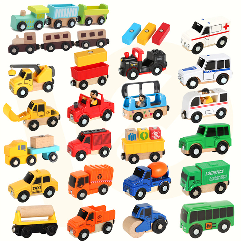1pcs Magnetic Car Toy Wooden R - Kids Toys Brands ulasan dan harga