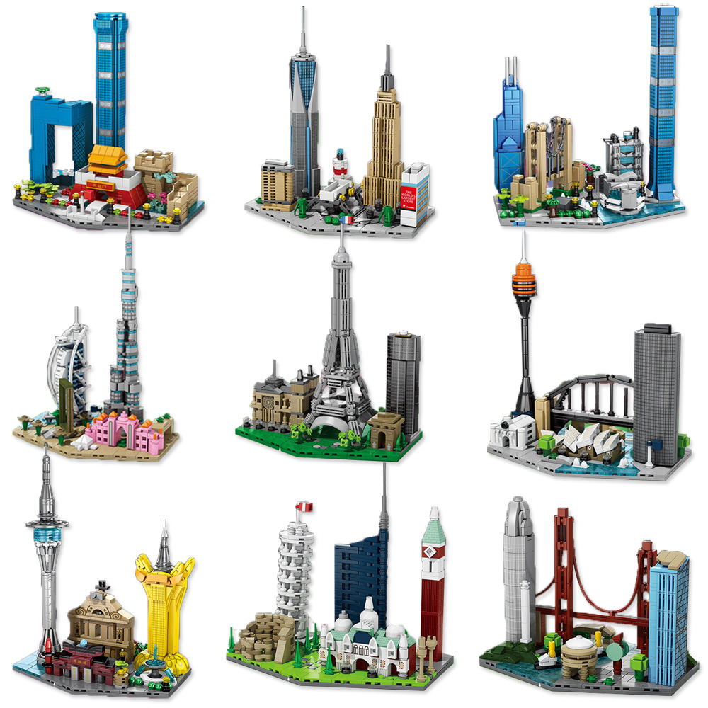 Famous City Skyline Building B - Kids Toys Dubai ulasan dan harga
