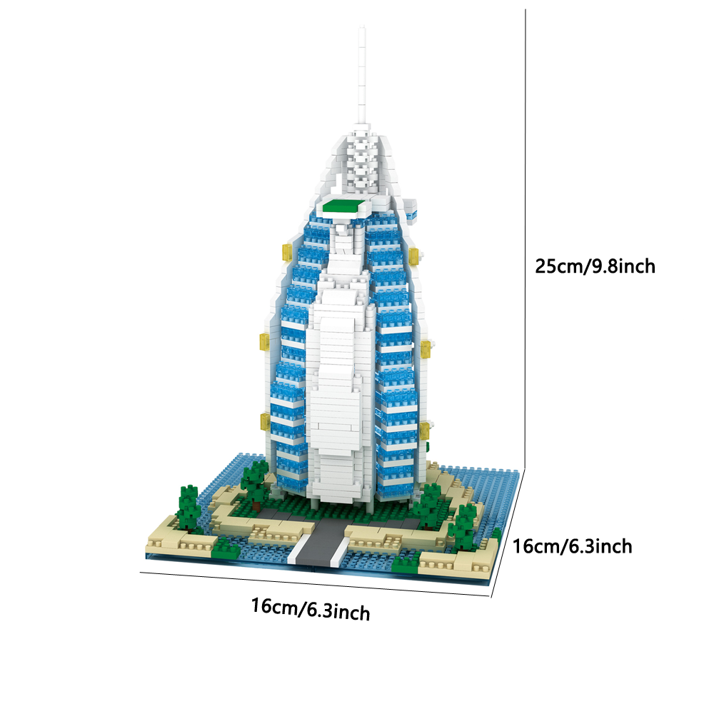 Knew Built Dubai Skyline Build - Kids Toys Dubai ulasan dan harga