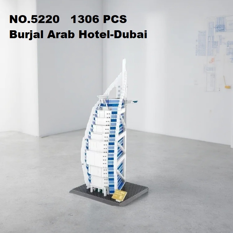 1306pcs Burjal Arab Hotel Duba - Kids Toys Dubai ulasan dan harga
