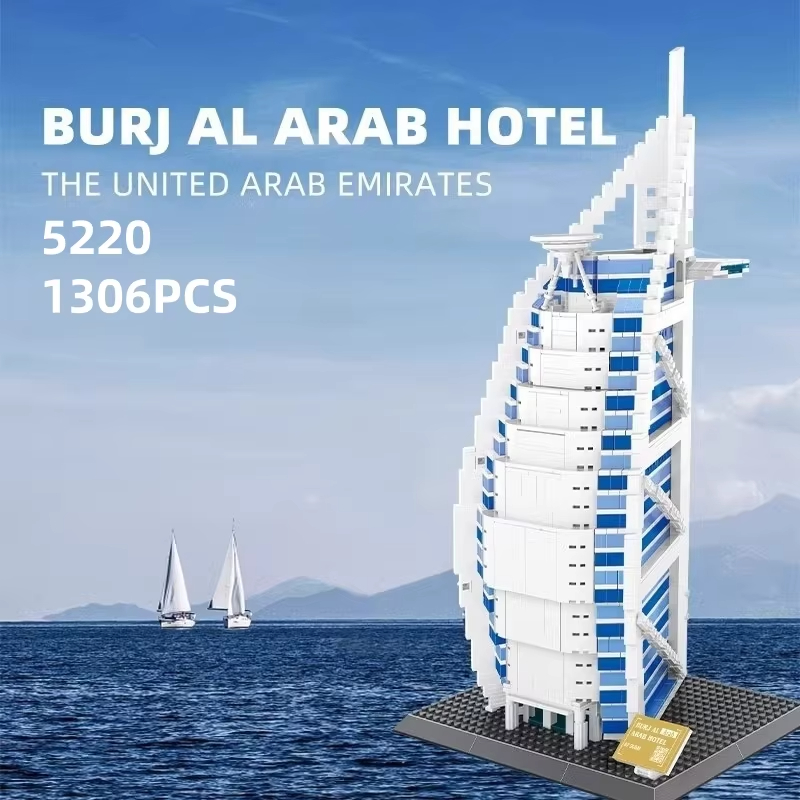 1306pcs Burjal Arab Hotel Duba - Kids Toys Dubai ulasan dan harga