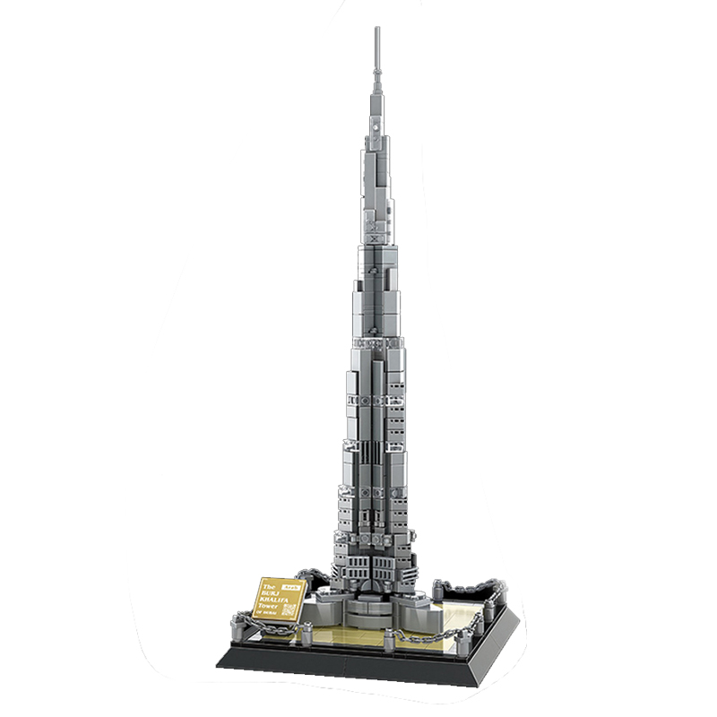 555pcs Worlds Talles The Burj  - Kids Toys Dubai ulasan dan harga