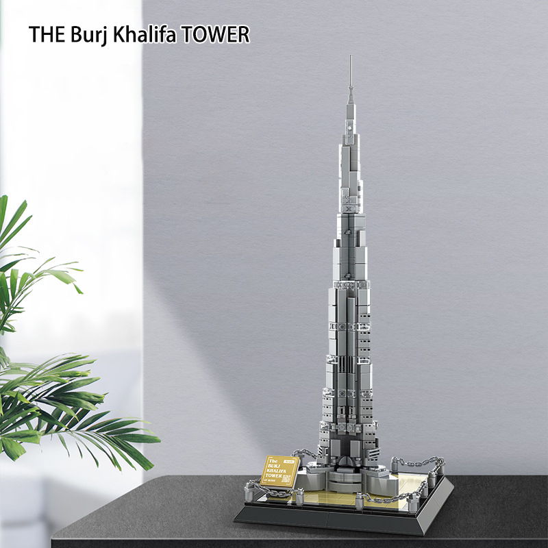 555pcs Worlds Talles The Burj  - Kids Toys Dubai ulasan dan harga