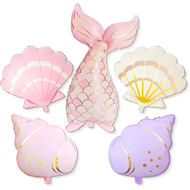 5PCS Mermaid Birthday Decor Se - Water Balloon Set ulasan dan harga