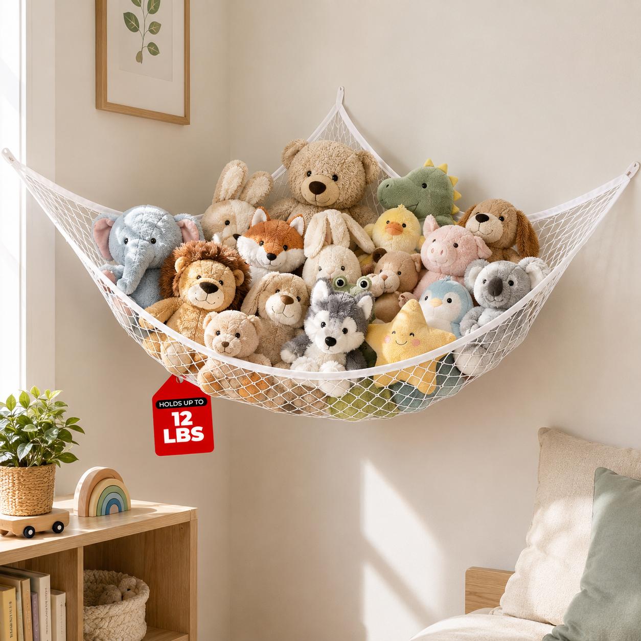 Mesh Toy Storage Hammock Hangi - Kids & Toys Expo Saudi Arabia ulasan dan harga