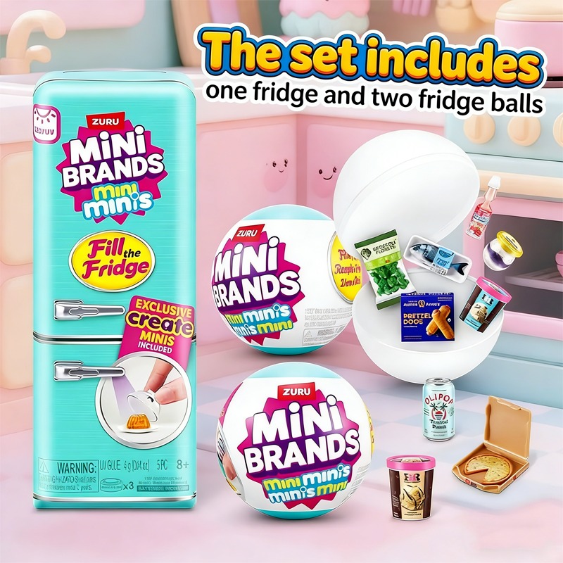Mini Surprise Ball Fridge Toy, - Kids Toys Brands ulasan dan harga