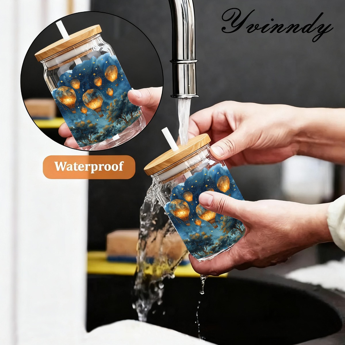 5PCS/Set Of 16OZ UV DTF DIY Tr - Water Balloon Set ulasan dan harga