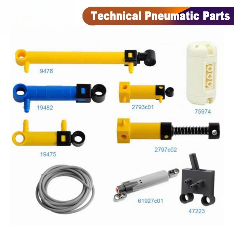 9 Pcs MOC Technical Pneumatic  - Lego Set Technic ulasan dan harga