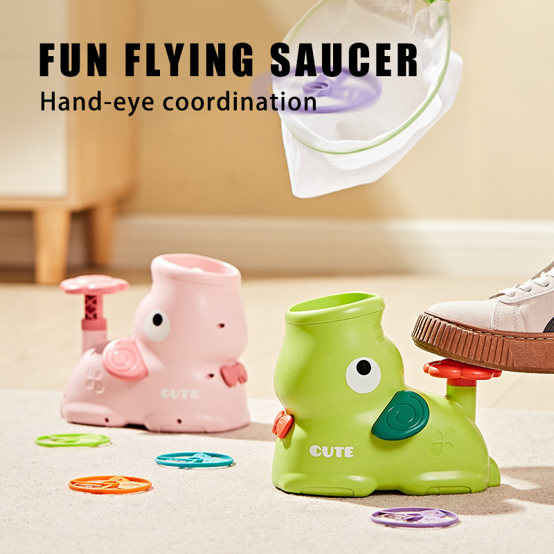 Kids Flying Disc Air Rocket La - Catapult Launcher Toy ulasan dan harga
